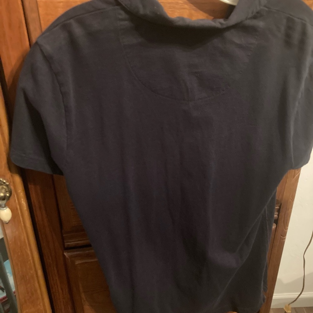 Black Casual Button Down Shirt